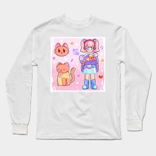 Cats in Fashion Long Sleeve T-Shirt